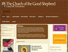 Tablet Screenshot of goodshepherd-parish.com